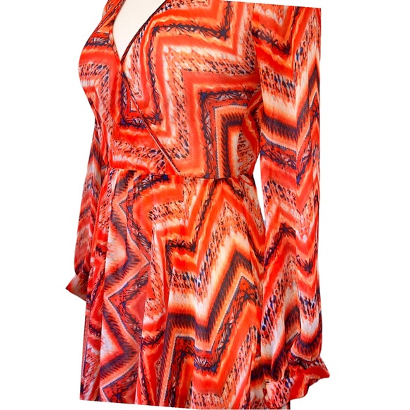 Ark & Co. Bohemian Long sleeve maxi sheer dress - Picture 6 of 8